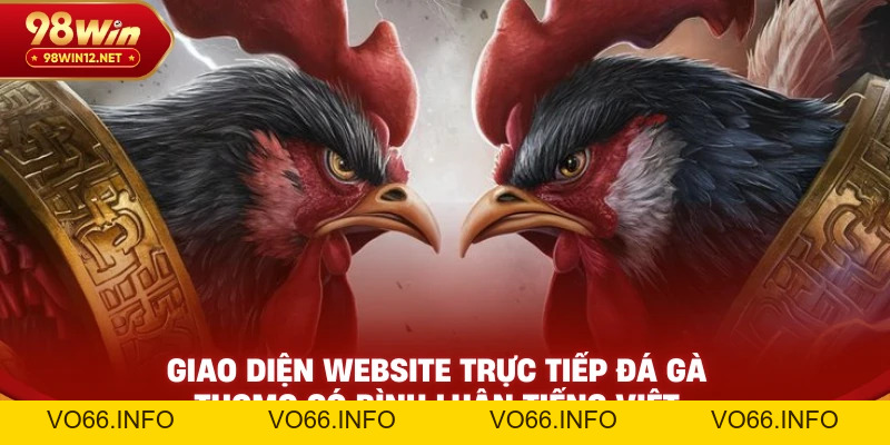 Trực Tiếp Đá Gà Thomo Có Bình Luận – Chơi Sát Sườn Như Tại Trường Gà - VO66